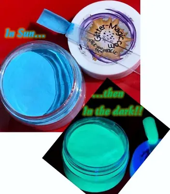$12.95 • Buy Glow-in-the-Dark Blue To Aqua Phosphorescent For Crafts / Art/ Jewelry