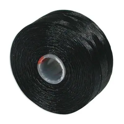 £3.99 • Buy S Lon Nylon Beading Thread - Black - Size D - Superlon Tex45 - 78 Yd - S0045
