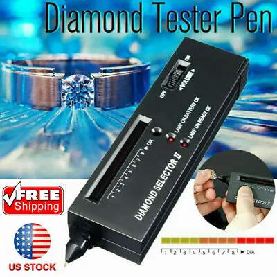 High Accuracy Diamond Selector II Tester/Moissanite Tester Gemstone Jewelry Tool • $12.69