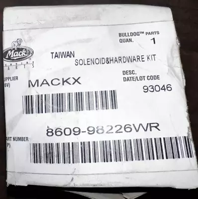 OEM Mack Parts - Genuine Mack Truck Solenoid Relay 8609-98226WR • $50