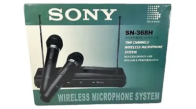 £38.28 • Buy VINTAGE: SONY ~ SN-368H TWO CHANNELS WIRELESS MICROPHONE SYSTEM W/(1) Microphone