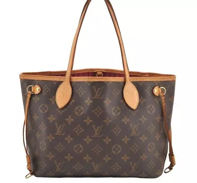 Authentic Louis Vuitton Monogram Neverfull PM Tote Bag Pink M41245 LV 0865I • $280