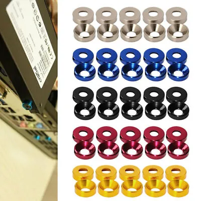 10~100Pcs Aluminum Alloy M2 -M6 Anodized Countersunk Head Bolt Washers Gasket US • $25.59