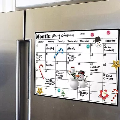 Volcanics Fridge Calendar Magnetic Dry Erase 16.9 Inches X 11.8 Inches • $12.95