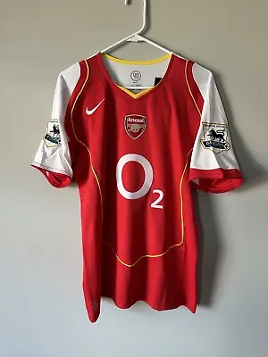 Thierry Henry Arsenal Soccer Team New Men’s Retro Vintage Red Soccer Jersey - XL • $60