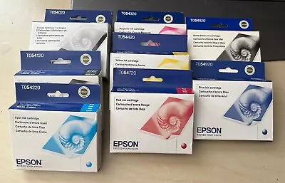 Epson Stylus Photo Printer R800 R1800 Sealed Ink Lot Of 9 Cartridges Expired • $75