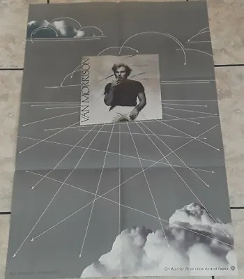 Original 1978 Van Morrison Wavelength Promotional Rock Poster 23” X 35” Warner • $19
