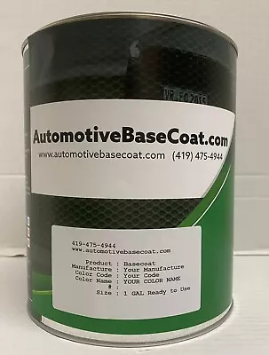 SAAB BASECOAT PAINT *READY TO SPRAY* PICK YOUR COLOR- 1 Gallon • $199.99