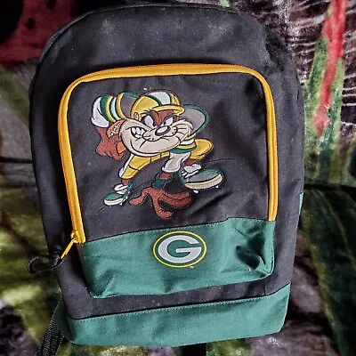 Vintage Green Bay Packers Tasmanian Devil Backpack • $12