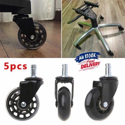 $20.19 • Buy 5pcs Rollerblade Office Ring Caster Chair Grip Rolling Wheels Replacement ACB#