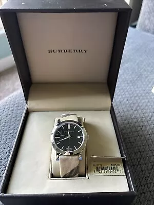 Burberry BU1772 Chronograph Swiss Made Watch Perfect Condition With Case • $143.50