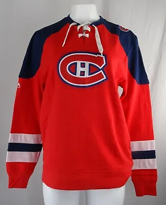 Montreal Canadiens NHL Majestic Women's Lace-Up Sweatshirt • $27.99