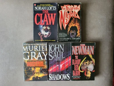 £20 • Buy Lot Of Vintage Horror Paperback Books – John Saul / Norah Lofts / Kim Newman