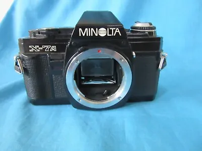 MINOLTA X-7A 35mm SLR Film Camera Body Store Stock Great Working • $32.99