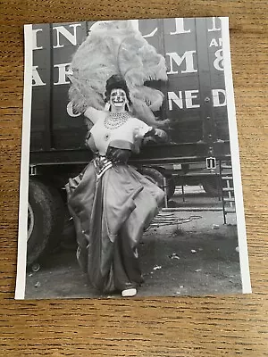 CIRCUS 8X10 VINTAGE PHOTO B&W ORIGINAL Barnum Bailey Clown. • $15