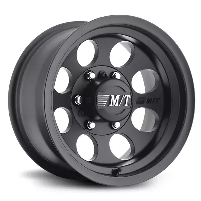 16  Mickey Thompson Classic III Black 16x8 6x5.5 Matte Black Wheel 0mm Truck Rim • $291