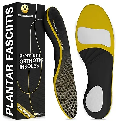 Shoe Insoles Size Arch Support Orthotic Plantar Fasciitis Women Men Flat Feet UK • £11.95