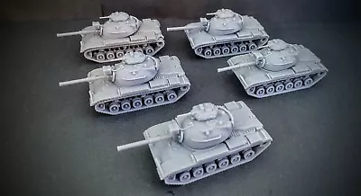 HO Scale U.S. M60 Tank MBT Platoon X5 Vietnam Lot Resin • $31