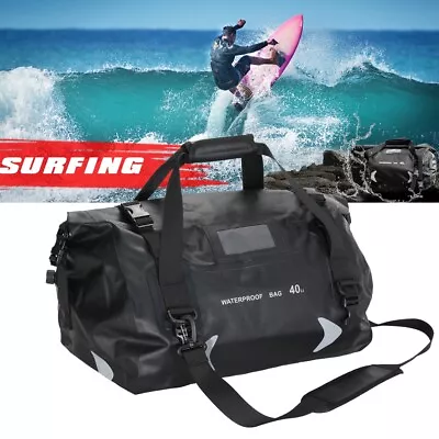 40L Motorcycle Rear Seat Tail Bag Waterproof Storage Shoulder Bag PVC Backpack • $55.99