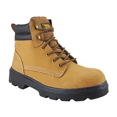 £17.99 • Buy Mens SAND TAN Steel Toe Hiking Work Boots Size 6 To 12 UK - HONEY TREKKER