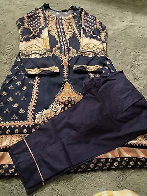 Pakistani Branded Sobia Nazir 2 Piece Medium Indian Dress Suit  New Stuff • £17.99