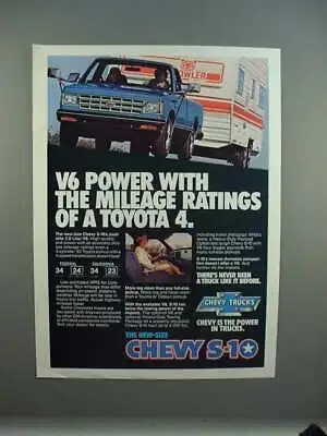 1982 Chevrolet Chevy 6.2 Diesel Pickup Truck Ad - EPA • $19.99