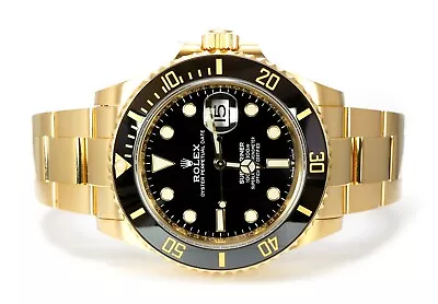 ROLEX - Submariner - 2021 - 126618LN - Box And Papers - 18ct Yellow Gold - 41mm • £29995