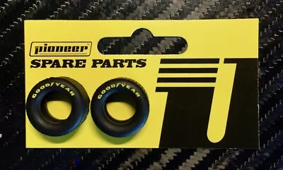 Pioneer TY201252 Racing Rear TIres GY Yellow (2) Mustang/Camaro 1/32 Slot Car • $5.49