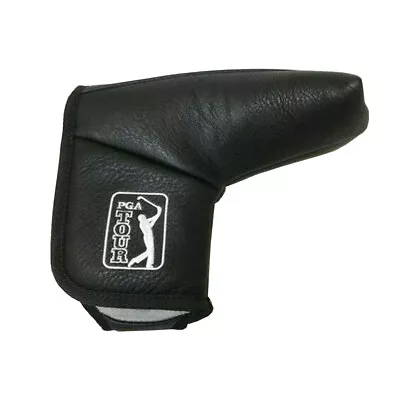 PGA Tour Golf Vintage Golf Club Headcover Caviar Black Blade Putter • $8.50