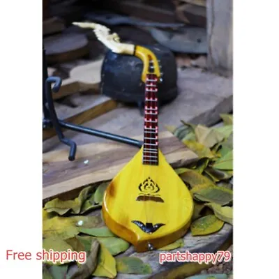 Thai Laos Isan Phin Mandolin Folk Eletric Acoustic String Music Instrument • $180