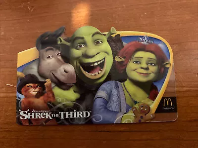 *NEW* Rare Shrek The Third McDonald's Collectible Gift Card (No Monetary Value) • $2.99