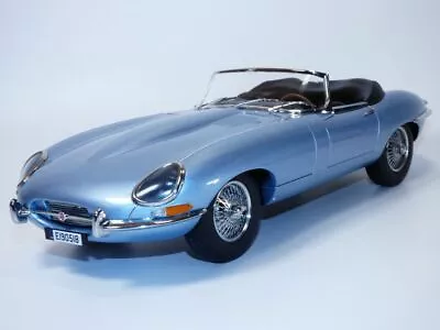 JAGUAR TYPE E Cabriolet Bleu Métallisé 1962 1/12 • $246.87