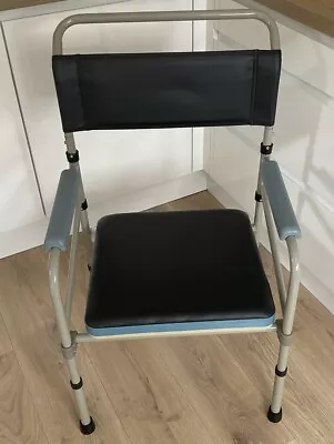 Vonoya Adjustable Commode Chair Seat Portable Toilet Mobility Aid RRP: £89.99 • £45