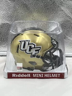 UCF Golden Knights NCAA Riddell Speed Gold Mini Helmet • $39.99