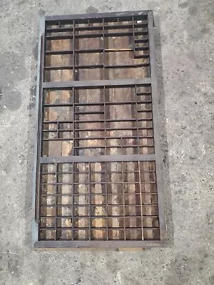 Vintage  Old Wooden Printer Drawer Letterpress Type Set Tray  32.5 X 17  L12 • $65