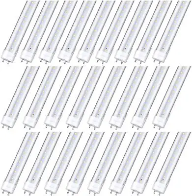 22W G13 4' LED Shop Light Bulbs 6000K Single-End 25Pack 4ft T8 LED Tube Light • $138