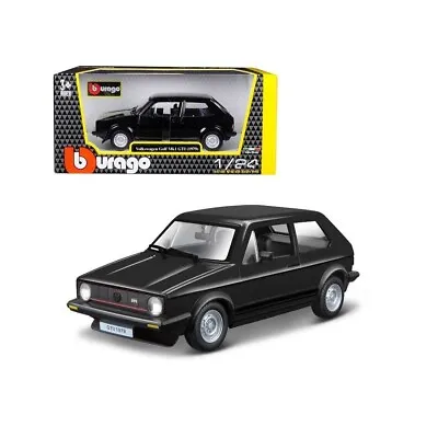 Bburago Volkswagen Golf GTi Black 1979 1:24 Scale Die-cast Metal Model Toy Car • $27.96