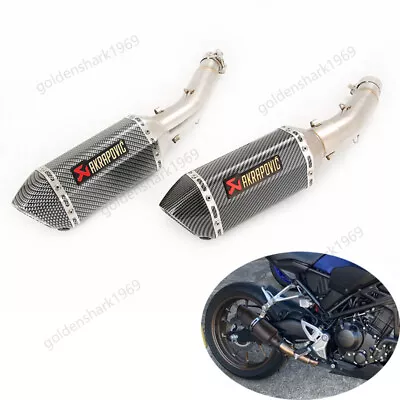 For Honda CB300R CB250R 2018-2024 Exhaust Tips Mid Pipe 310mm Shorty Muffler Tip • $117