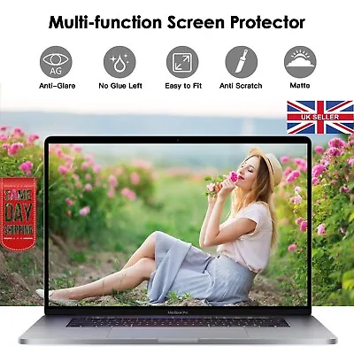 Anti-Glare MATTE Laptop Screen Universal Protector LCD Guard 15.6” Film Screen • £6.45