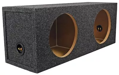 Rockville RD10 Dual 10” 1.0 Cu.ft. 3/4  MDF Sealed Subwoofer Enclosure Sub Box • $79.95