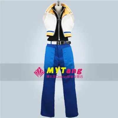 Kingdom Heart II Riku Cosplay Costum White Blue Fighting Set • $43.70