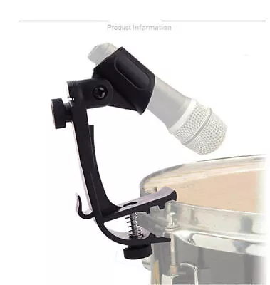 High Quality 2* Drum Microphone Mic Clamp Clip Holder Mount For Shure SM58 SM57 • $12.11