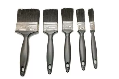 Synthetic Paint Brush Set 5 Pcs & Single Brush Painting And Decorating Brushes  • £2.69