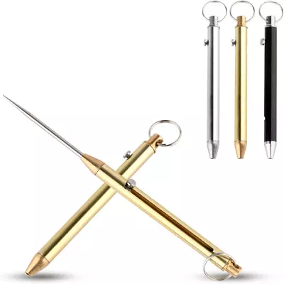 3PCS Portable Titanium Spring Toothpicks Metal Pocket Toothpick Key  • $22.99