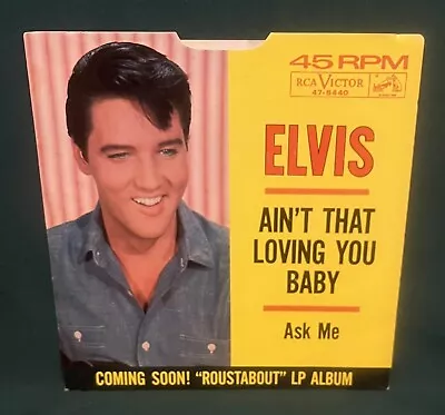 Elvis Presley RCA 47-8440 Ain't That Loving You Baby PROMO 45 W/ Sleeve 1964 • $35.16