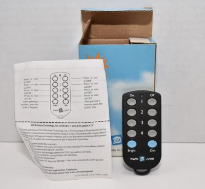 $11.95 • Buy New Old Stock X10 4 Unit Controller KR22A-C - Key Chain Remote