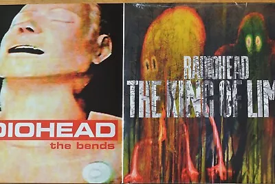 RADIOHEAD The Bends LP + The King Of Limbs LP Vinyl Sealed • £77.91