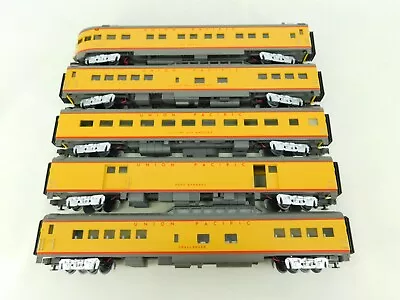 O Gauge 3-Rail MTH 20-6538 UP Union Pacific Streamlined Passenger 5-Car Set • $449.95