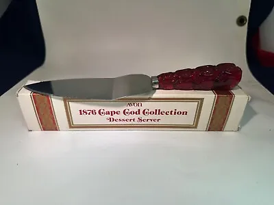 Avon Cape Cod Ruby Red Pie Or Cake Server Sheffield England Stainless EUC • $15