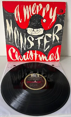 SCARCE First LP Pressing Of  A Merry Monster Christmas  By Len Maxwell 1964 • $149.95